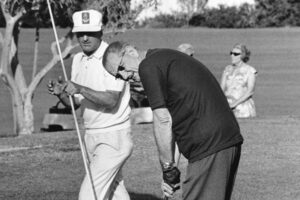 Lyndon Johnson Golfing at Arizona Biltmore Golf Resort